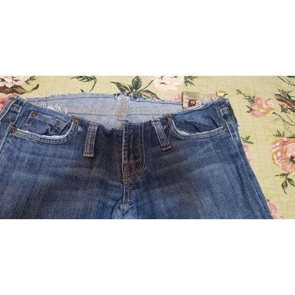 7 For All Mankind, Festival Jeans, cut to Fringe Low Waist Sze 26 W - Picture 7 of 15